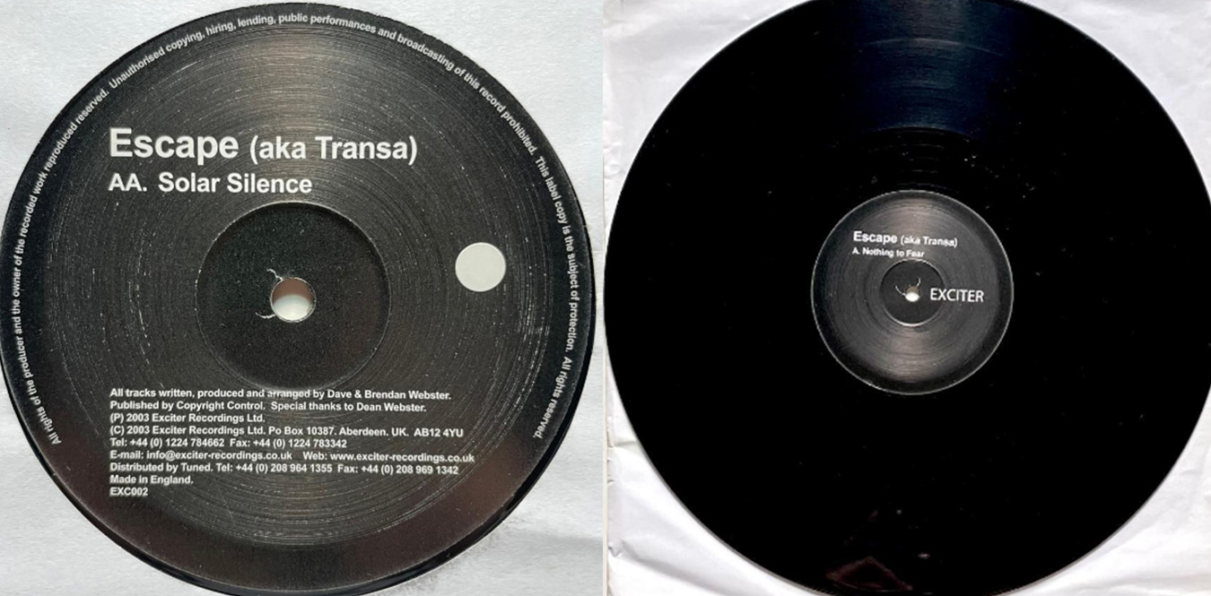 Escape AKA Transa – Nothing To Fear Solar Silence